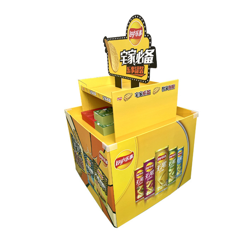 超市促銷(xiāo)紙堆頭