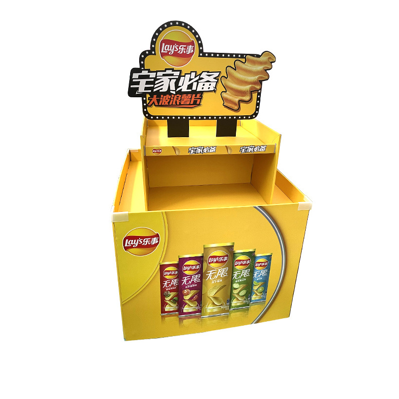 超市促銷紙堆頭