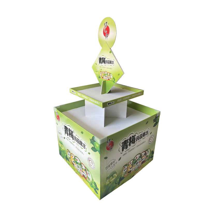 果凍零食紙堆頭