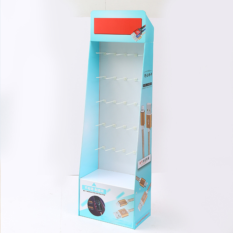 掛鉤紙展示架超市促銷(xiāo)紙貨架