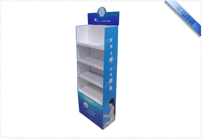 護扶品落地式紙展示架